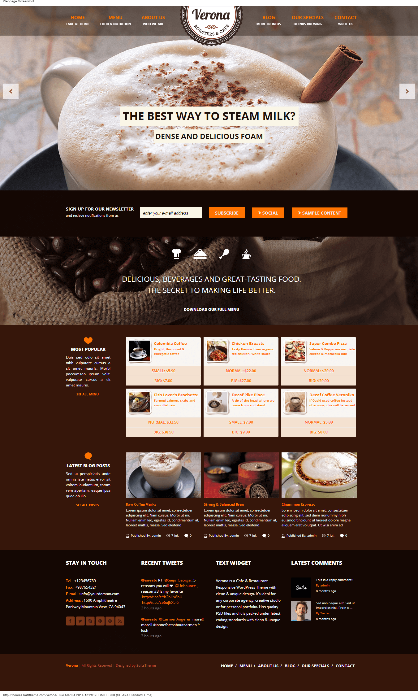 website-quan-cafe