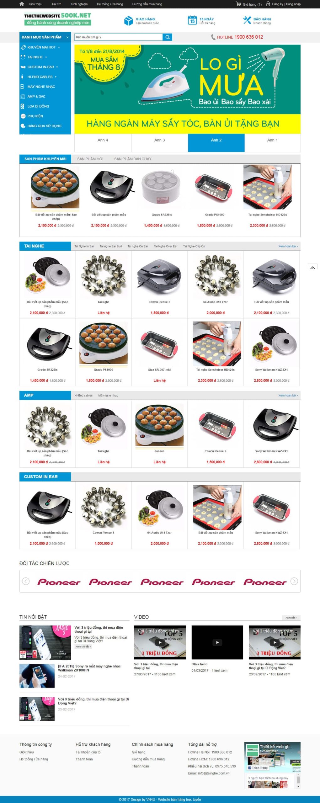 Website bán đồ gia dụng
