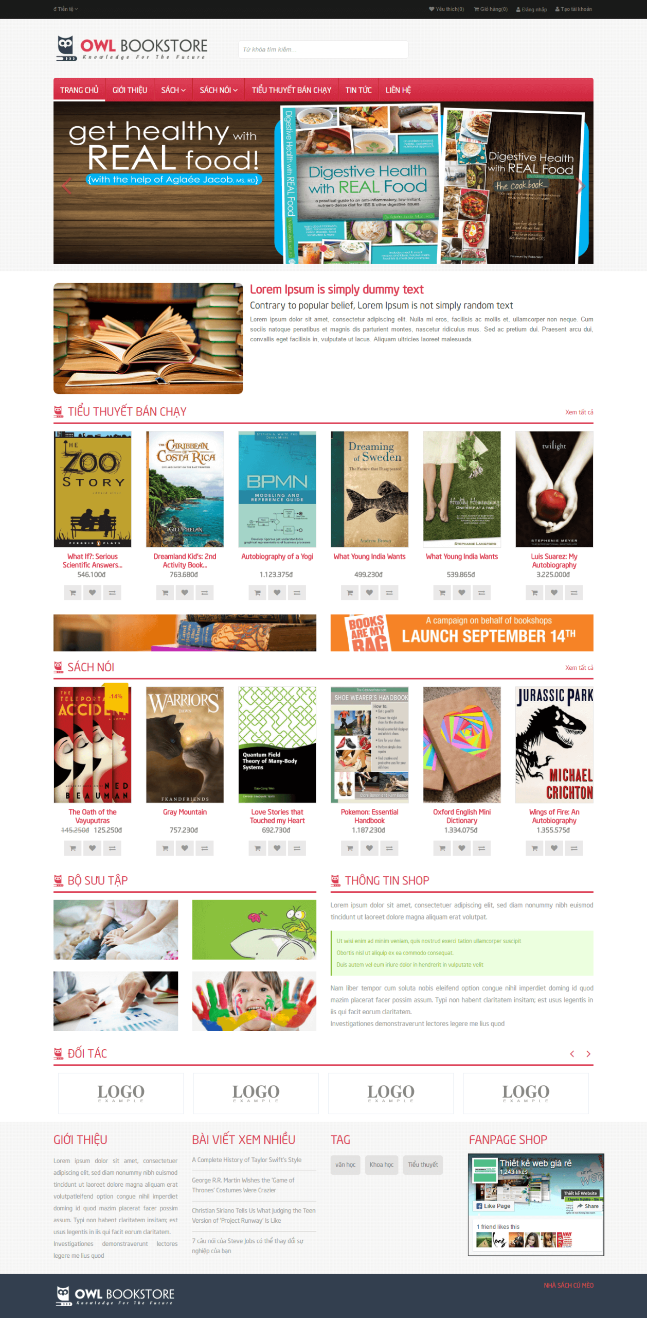 website bán sách