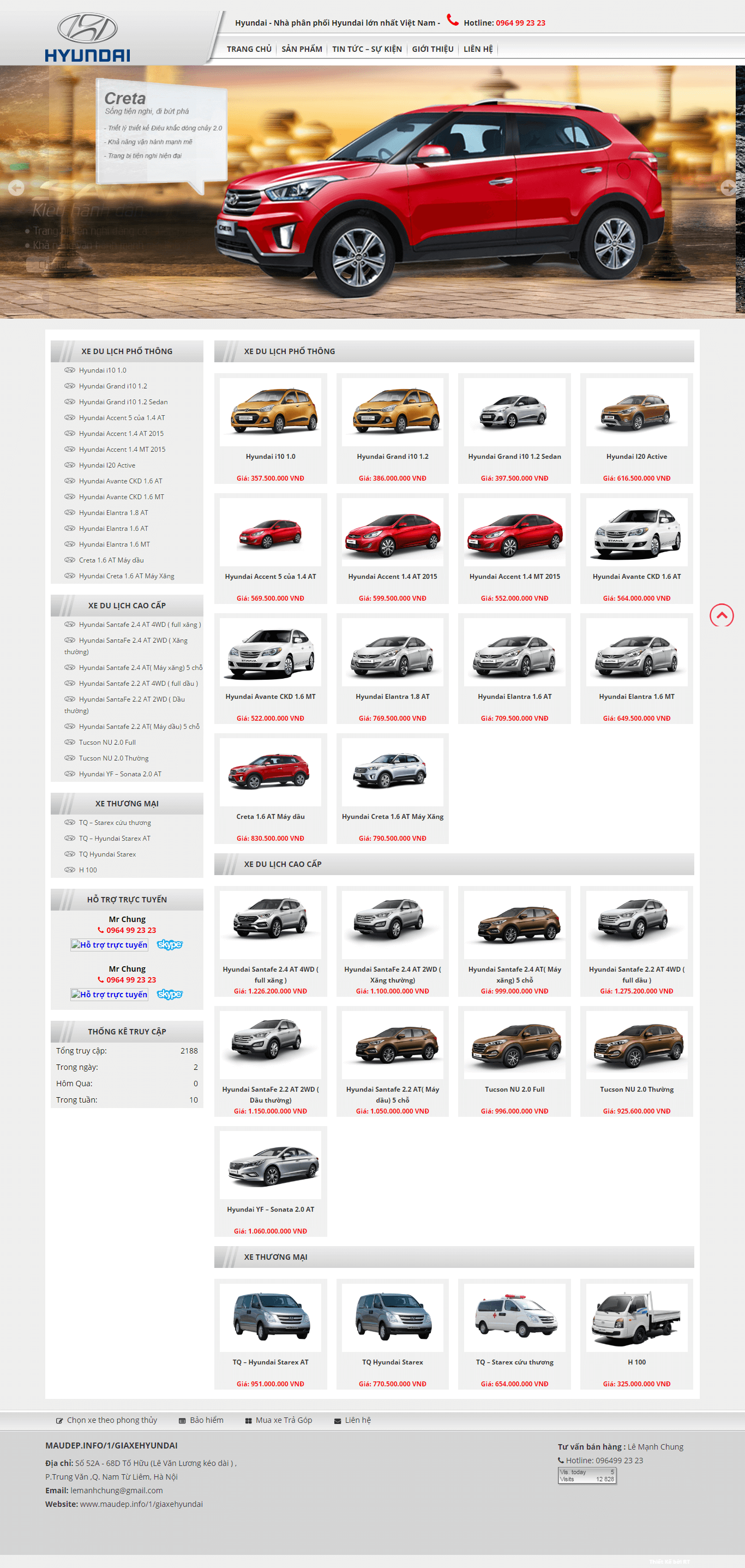 Website mua bán ô tô