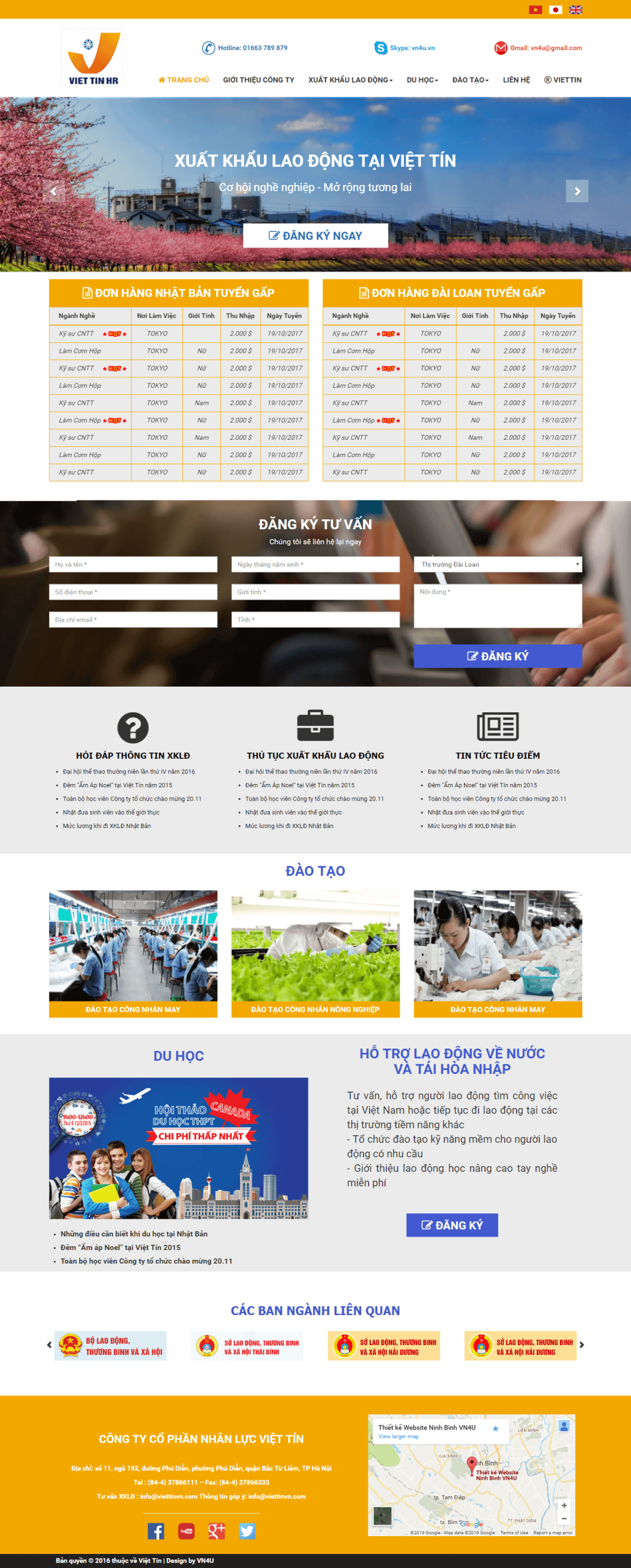 Mẫu website giới thiệu công ty 04