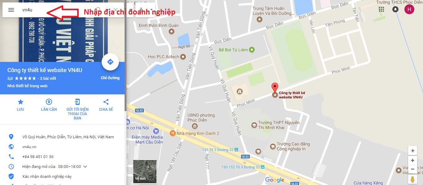 Google map chỉ đường