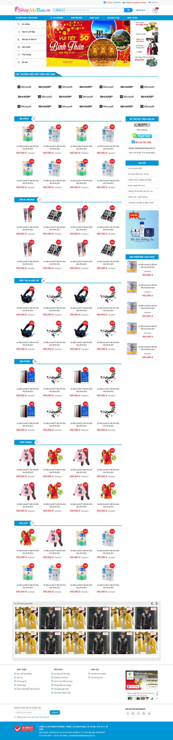 Website Shop Trẻ Em