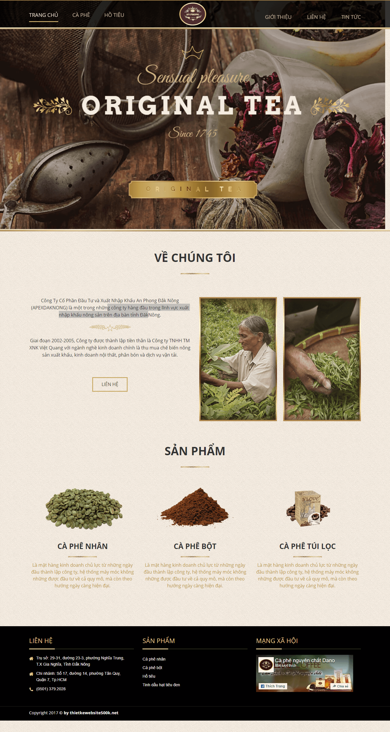 Website Bán Cà Phê (Coffe)