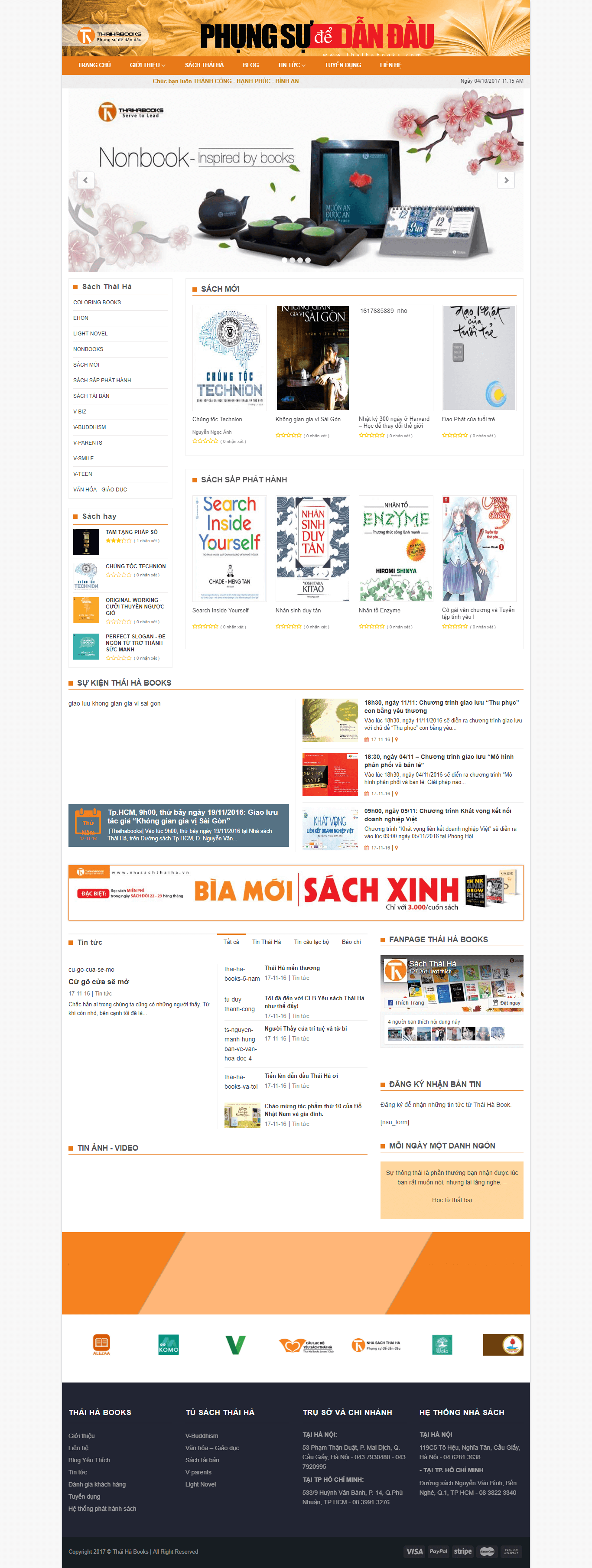 Website Bán Sách (Thái Hà Books)