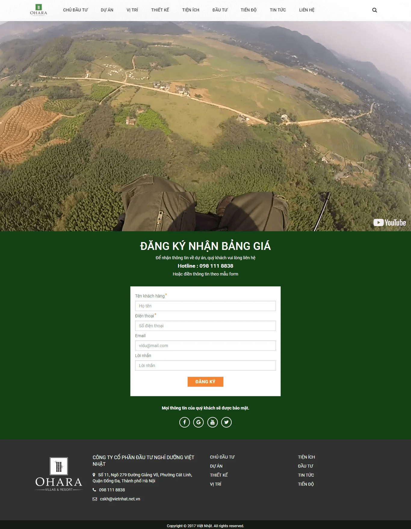 Mẫu website Bất Động Sản 04