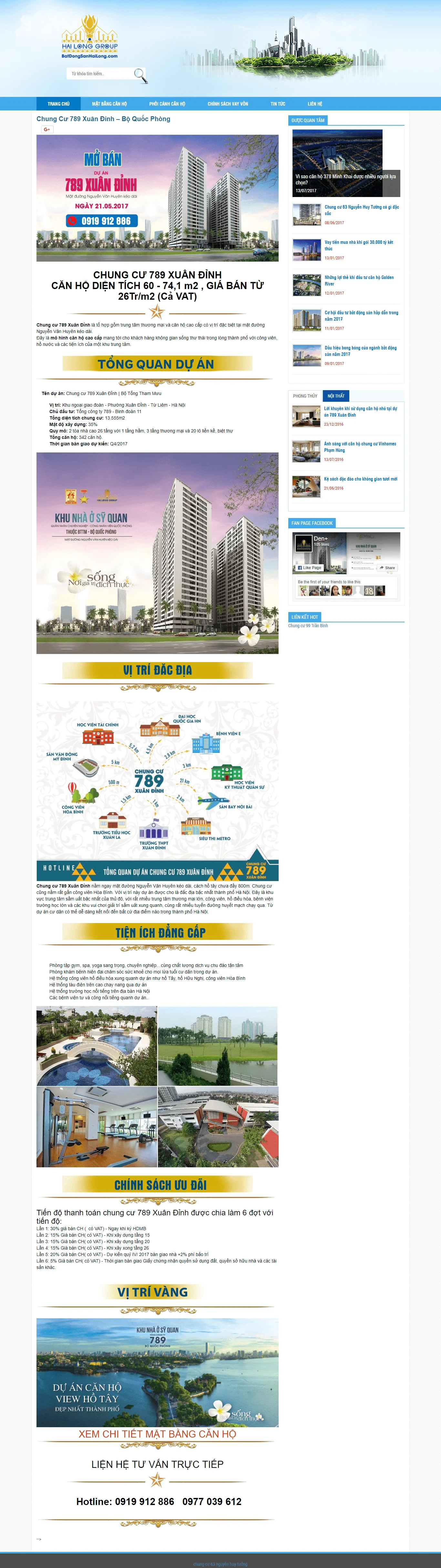 Mẫu website Bất Động Sản 08