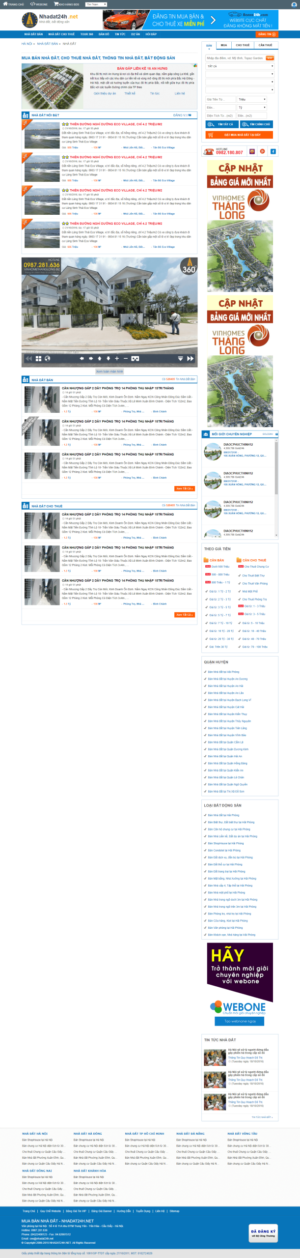 Mẫu website Bất Động Sản 20