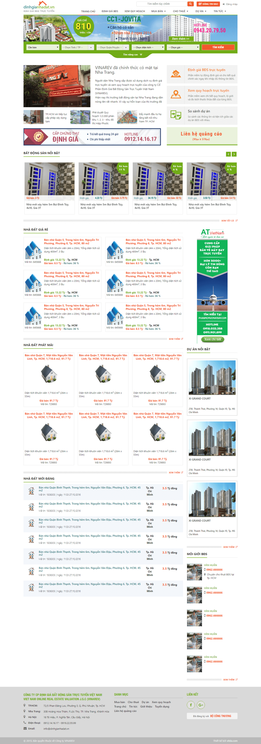 Mẫu website Bất Động Sản 21
