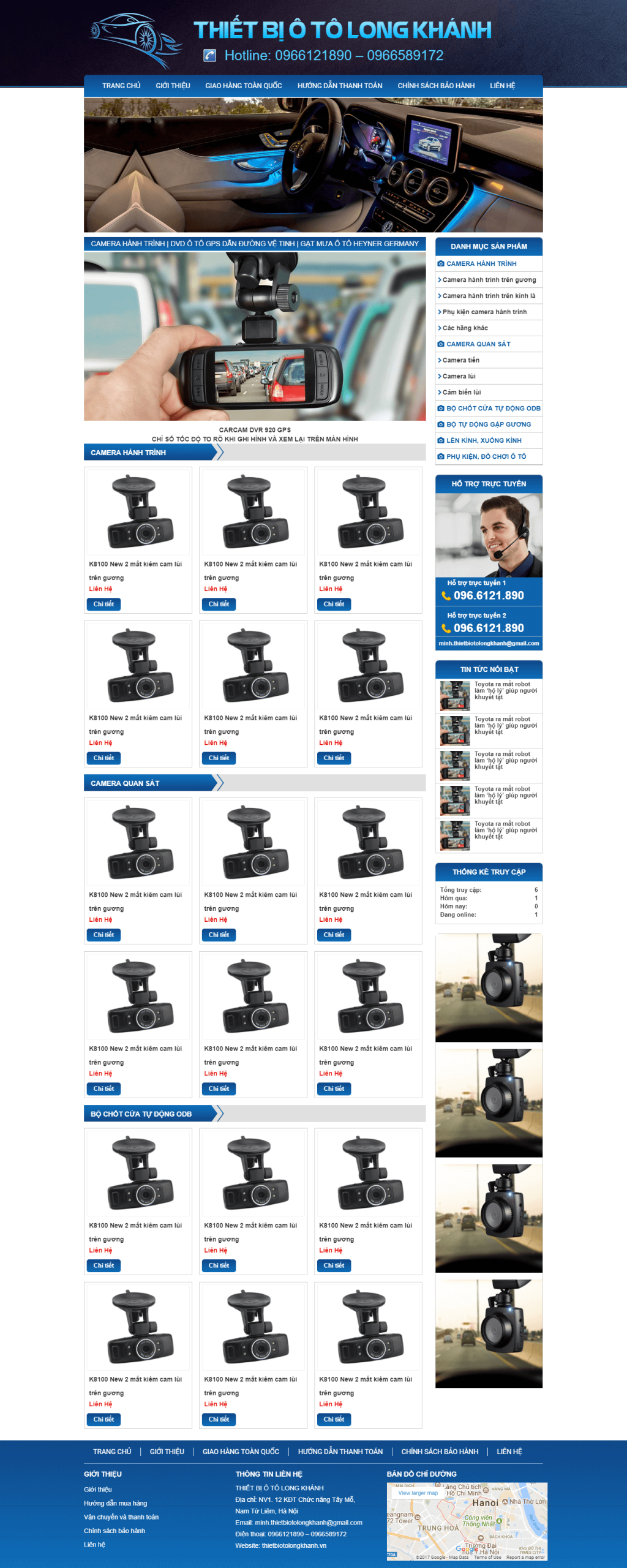 Website Camera Hành Trình