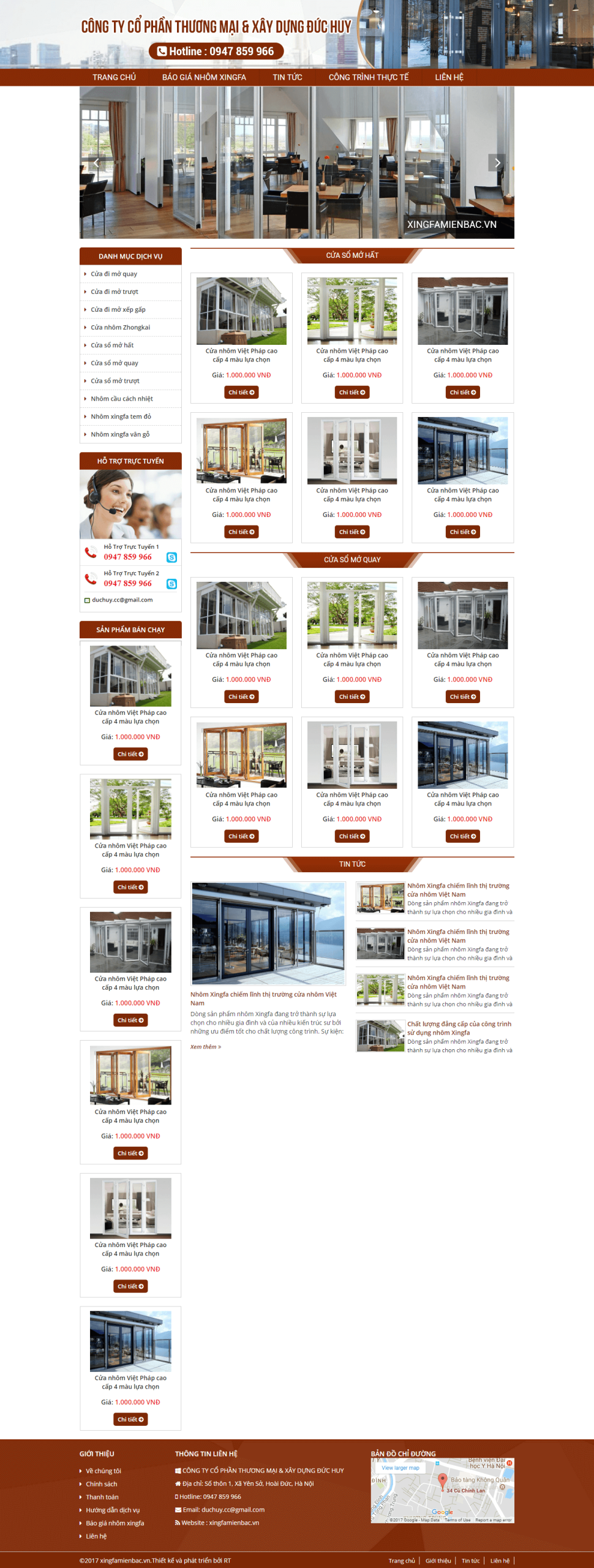 Website Bán Cửa 01