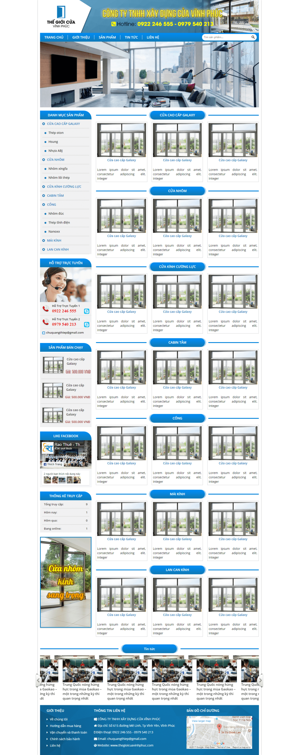 Website Bán Cửa 02