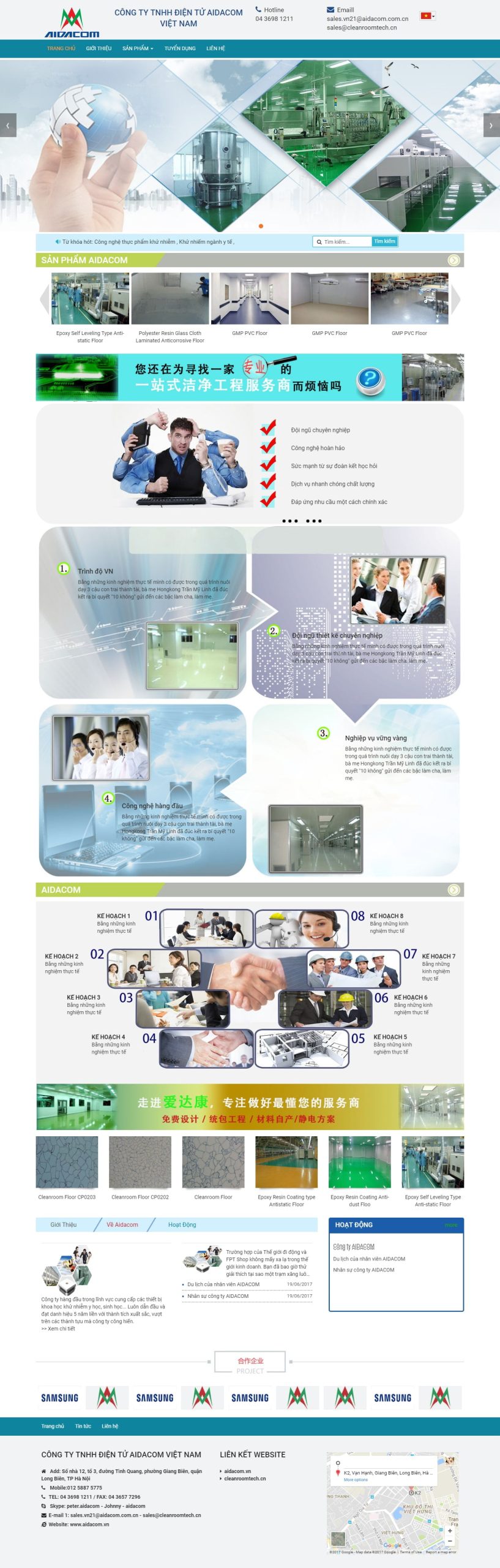 Mẫu website Thương Mại Điện Tử 02