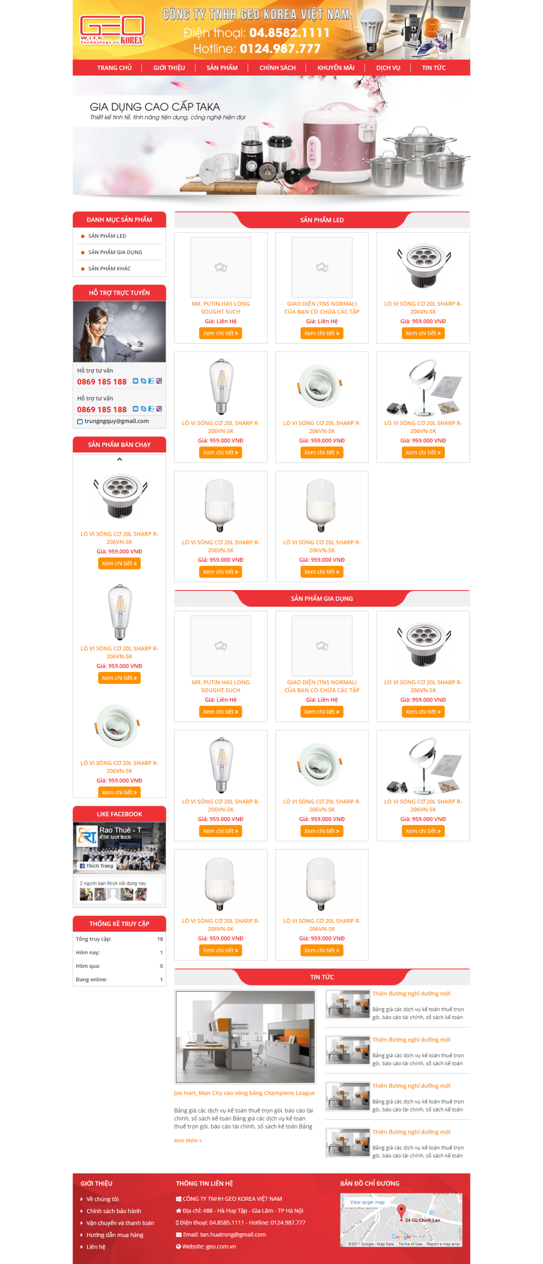Website Bán Đồ Gia Dụng