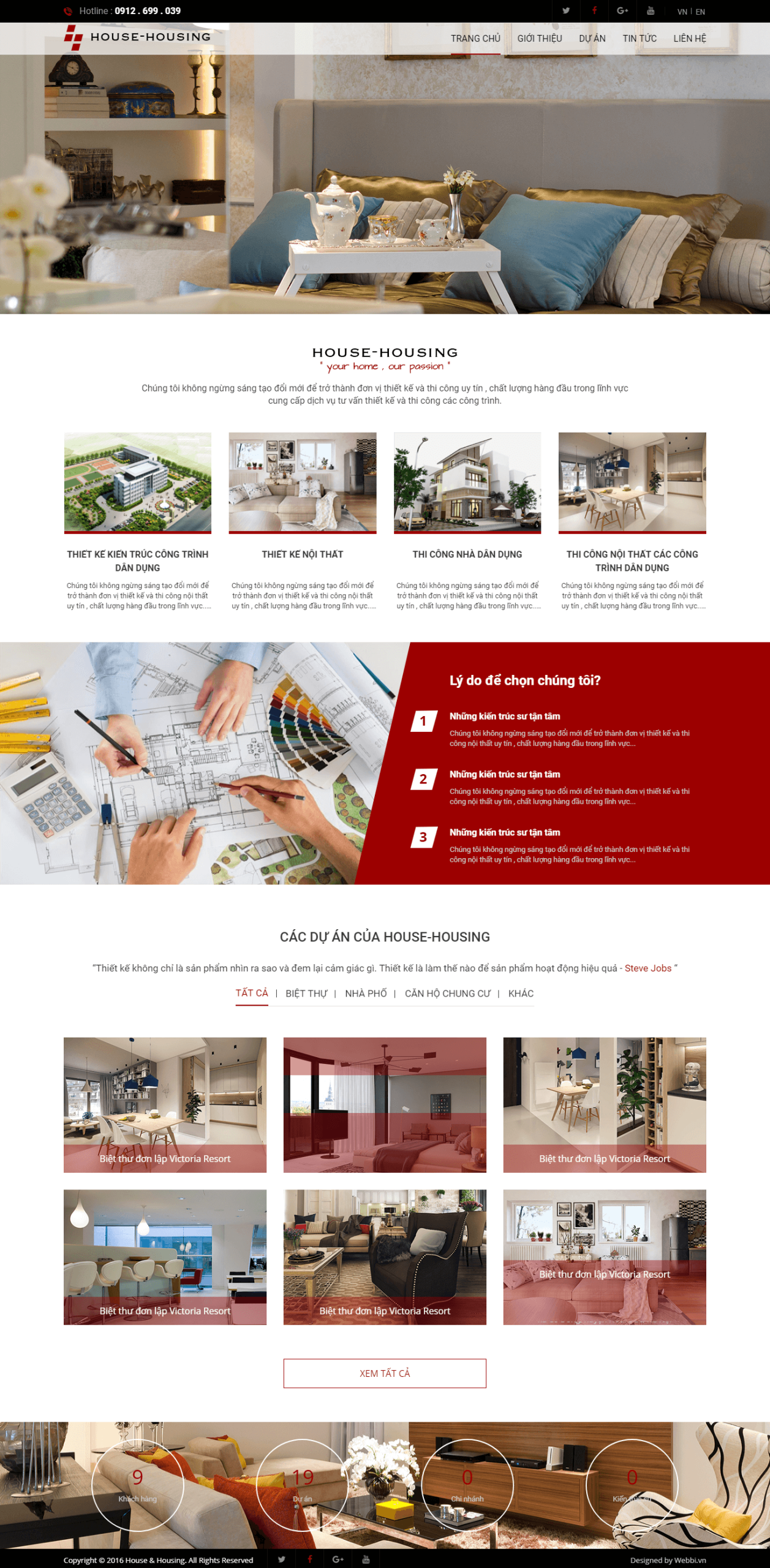 Mẫu website Nội Thất 10