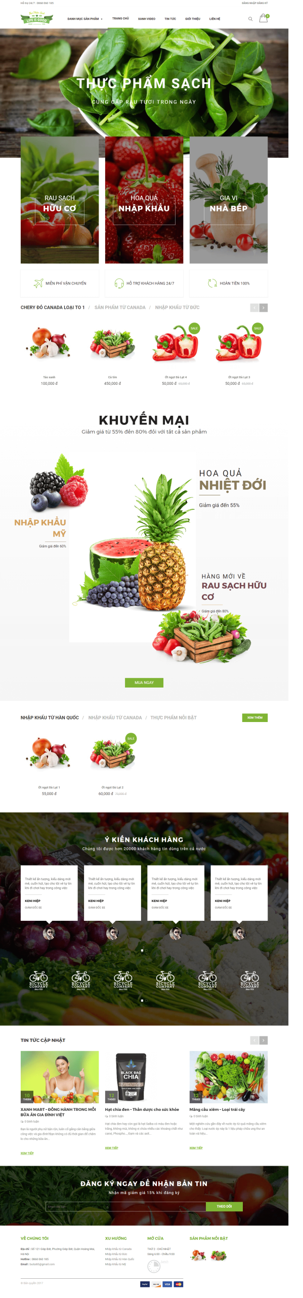 Website Thực Phẩm 01