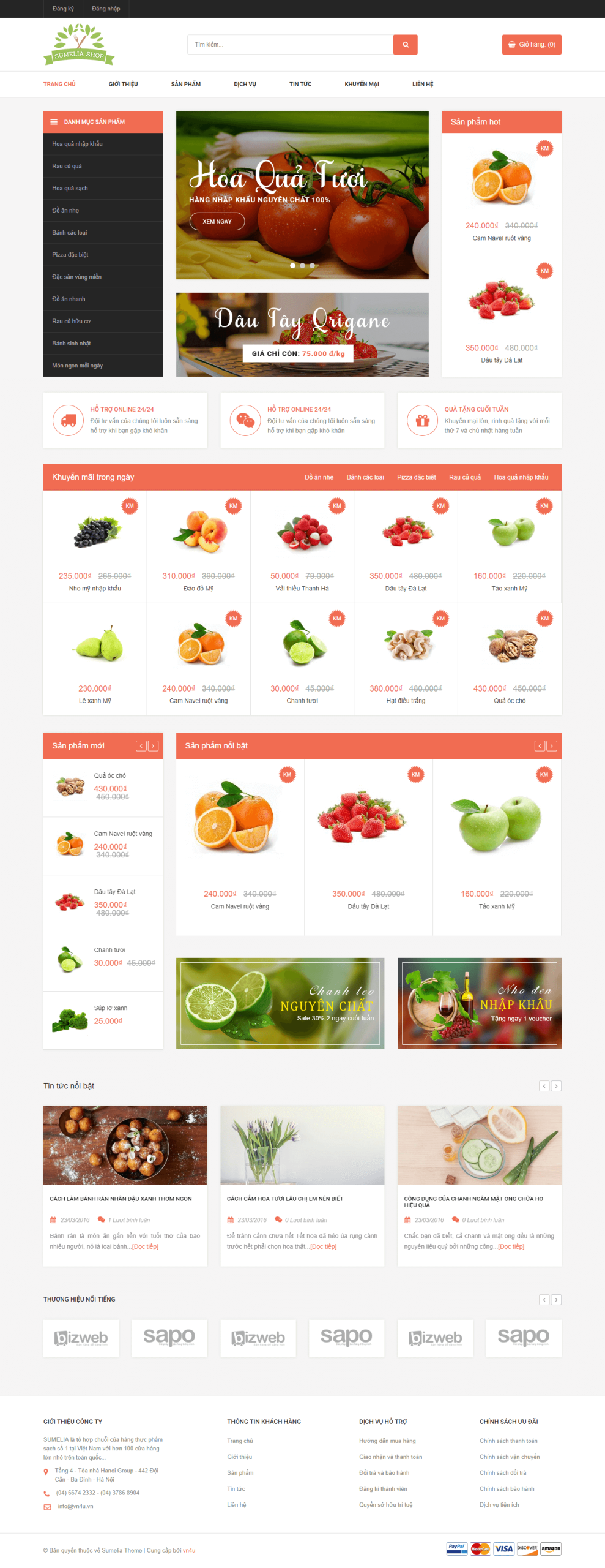 Website Thực Phẩm 05