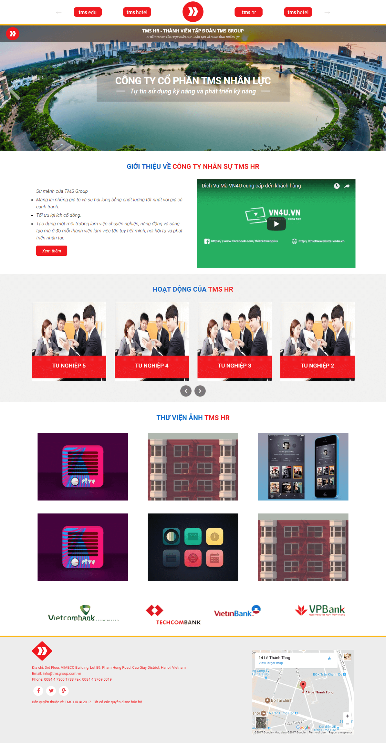 Website Doanh Nghiệp Công Ty (TMS)