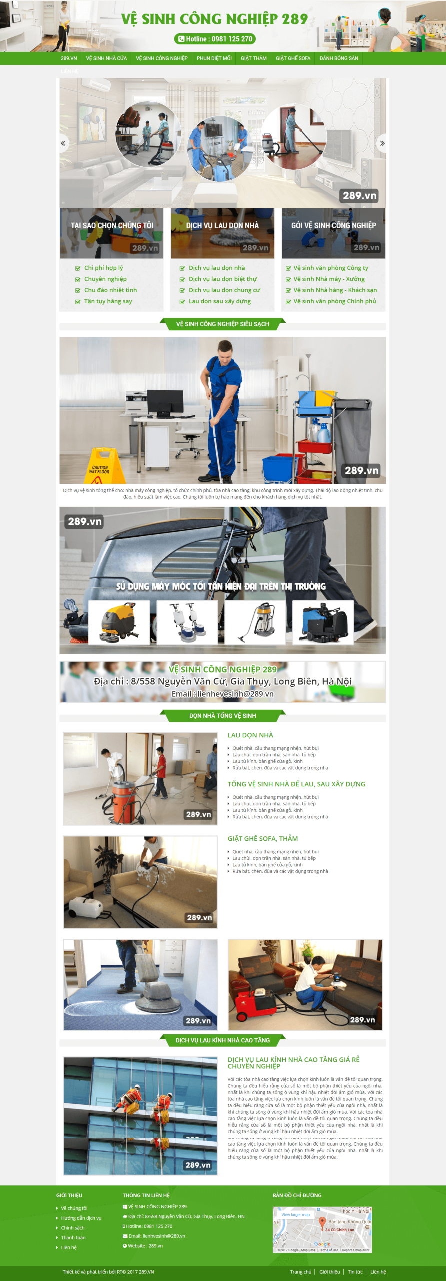Website Vệ Sinh Công Nghiệp