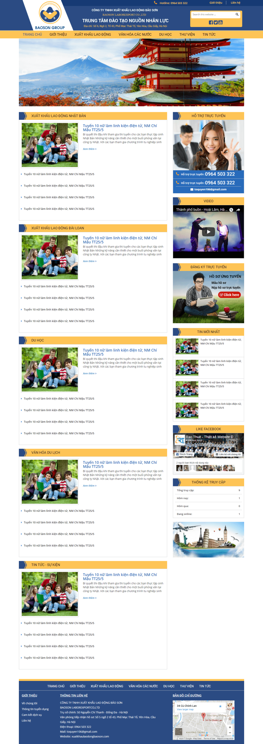 Website Xuất Khẩu Lao Động