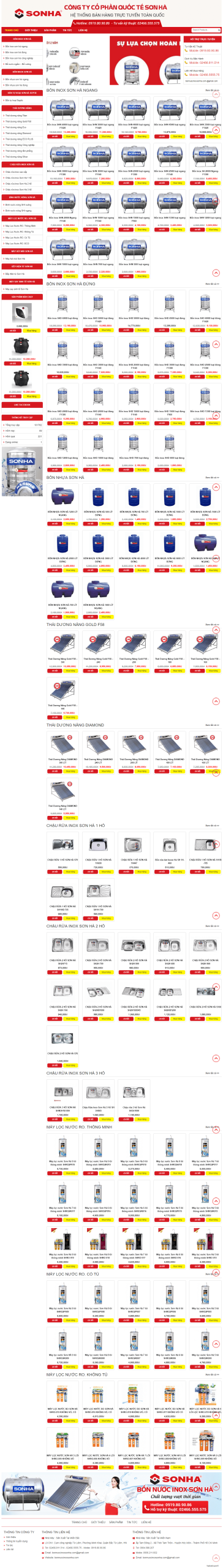 Webiste Bán Bồn Nước
