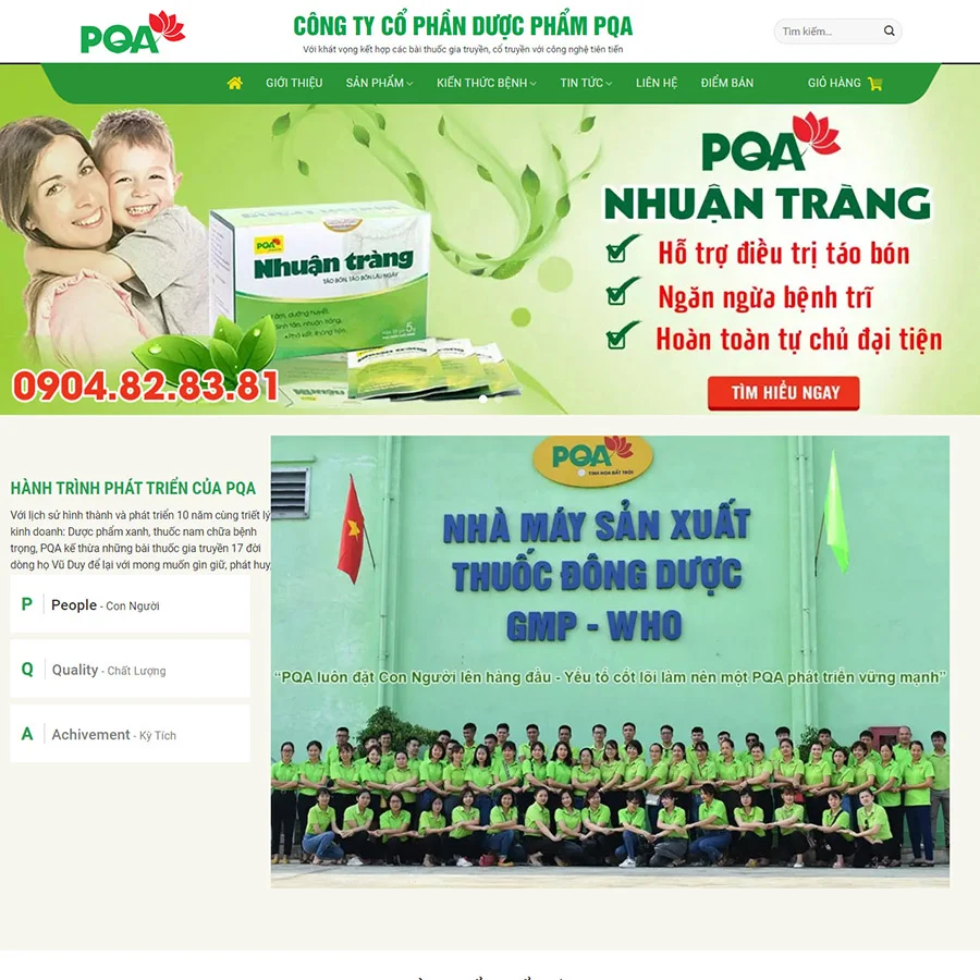 Theme wordpress nhà thuốc 02