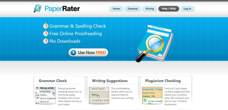 PaperRater gợi ý cách sửa lỗi sai cho người dùng biết