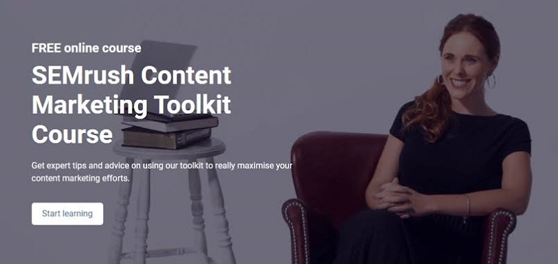 Khóa học content SEMrush Content Marketing Toolkit Course
