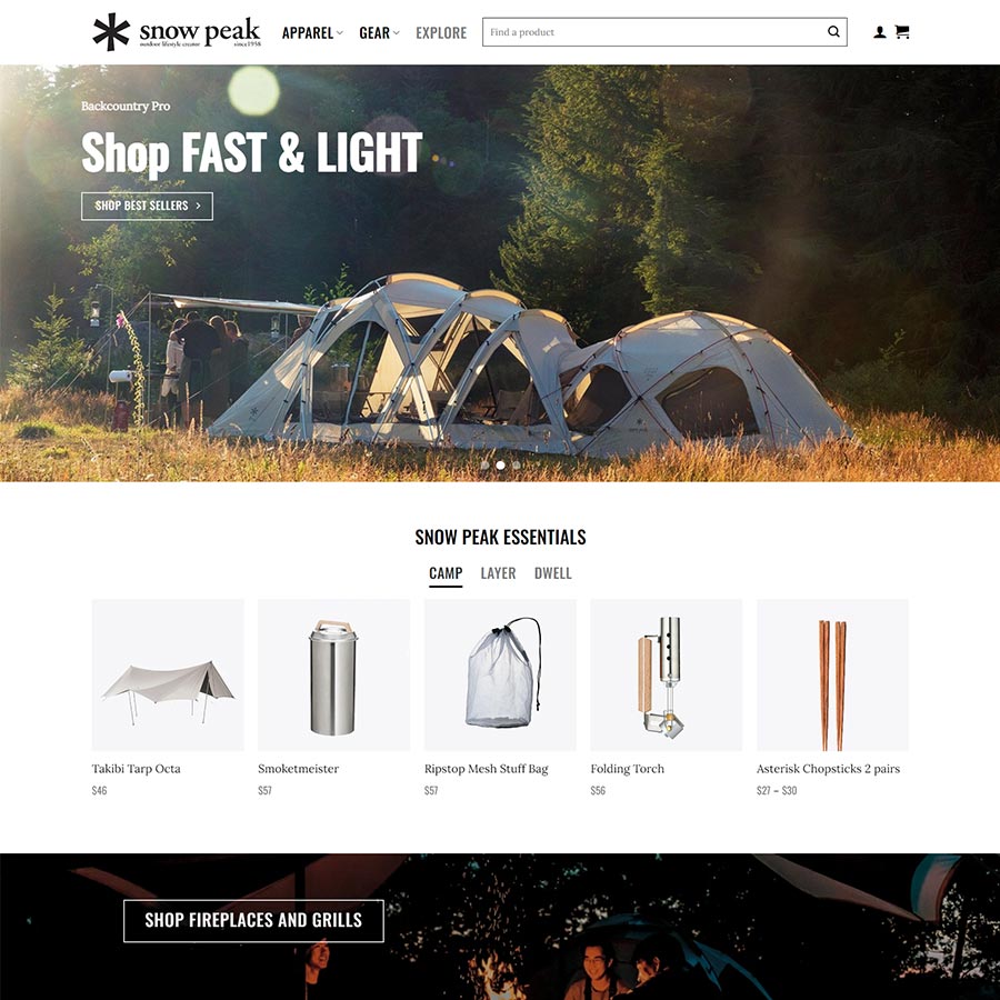Theme WordPress bán lều du lịch, đồ phượt camping
