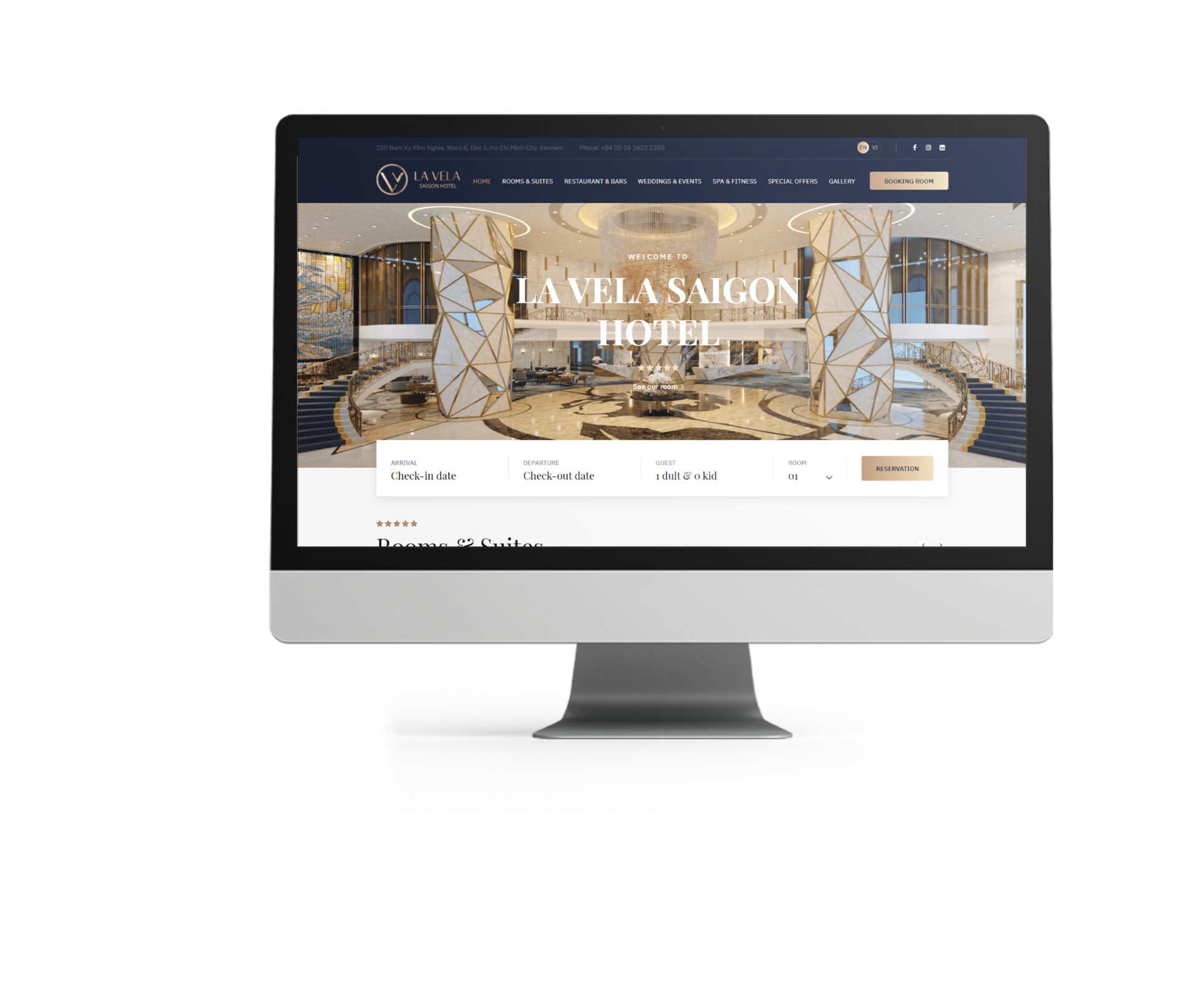 Thiết Kế Website Khách Sạn