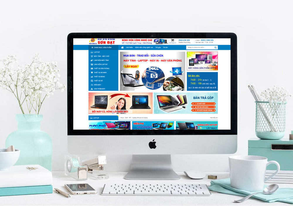 Website Bán Máy Tính Chuẩn Seo