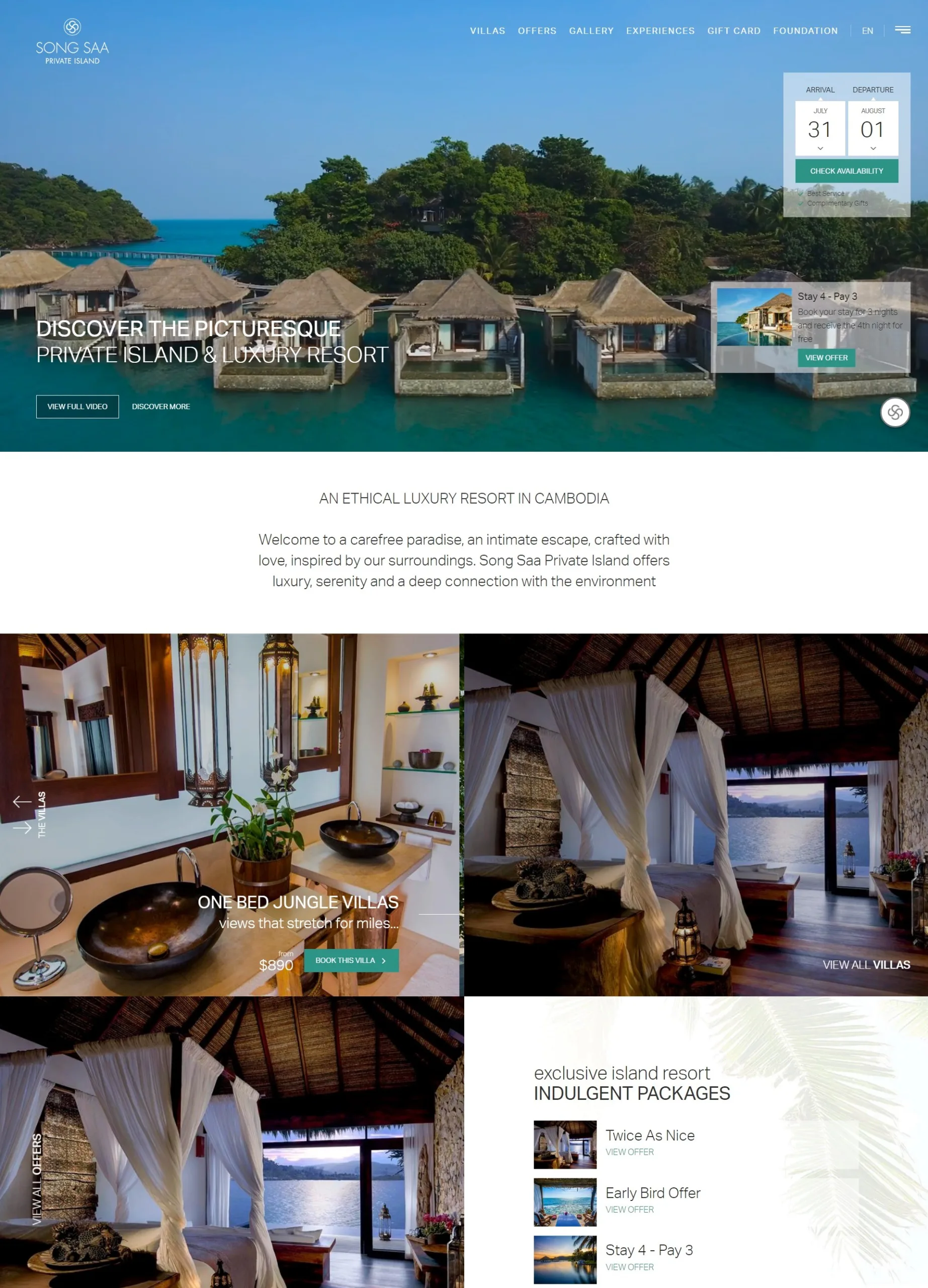 Website Giới Thiệu Doanh Nghiệp, Dịch Vụ, Nhà Hàng – Resort