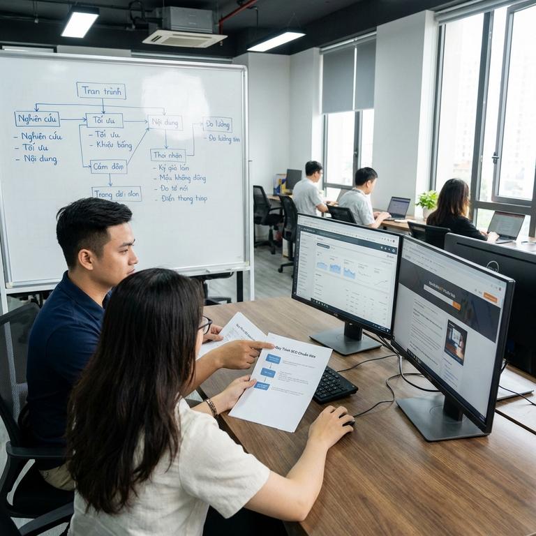 Các Bước Thực Hiện Quy Trình SEO Website Chuẩn Hóa