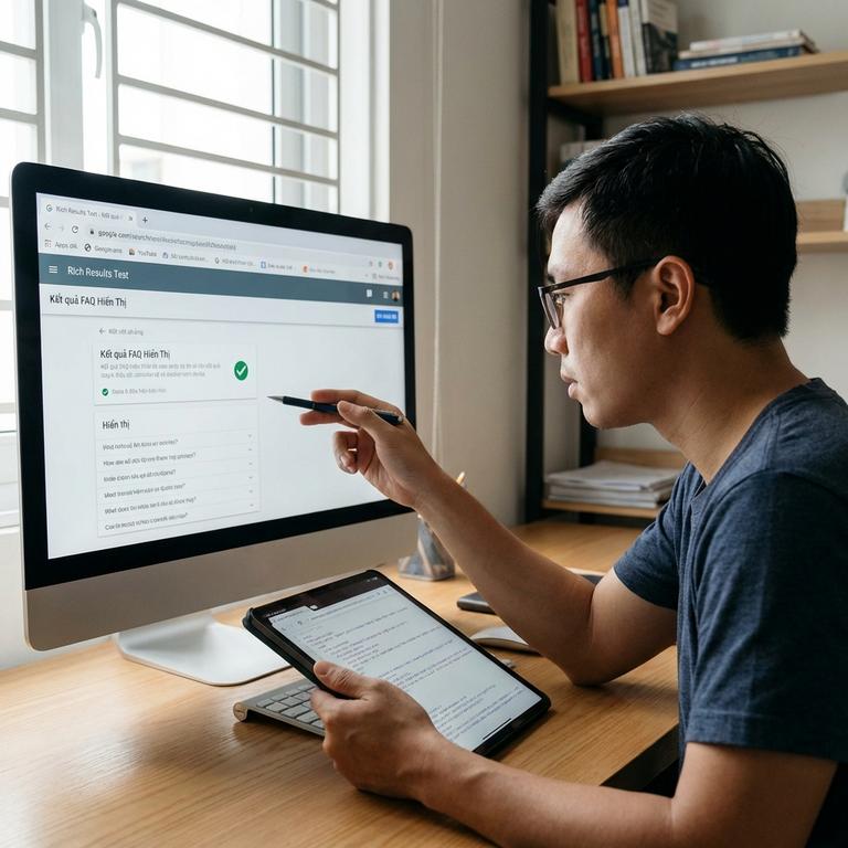 Cách Kiểm Tra FAQ Schema Google Hiển Thị Chính Xác