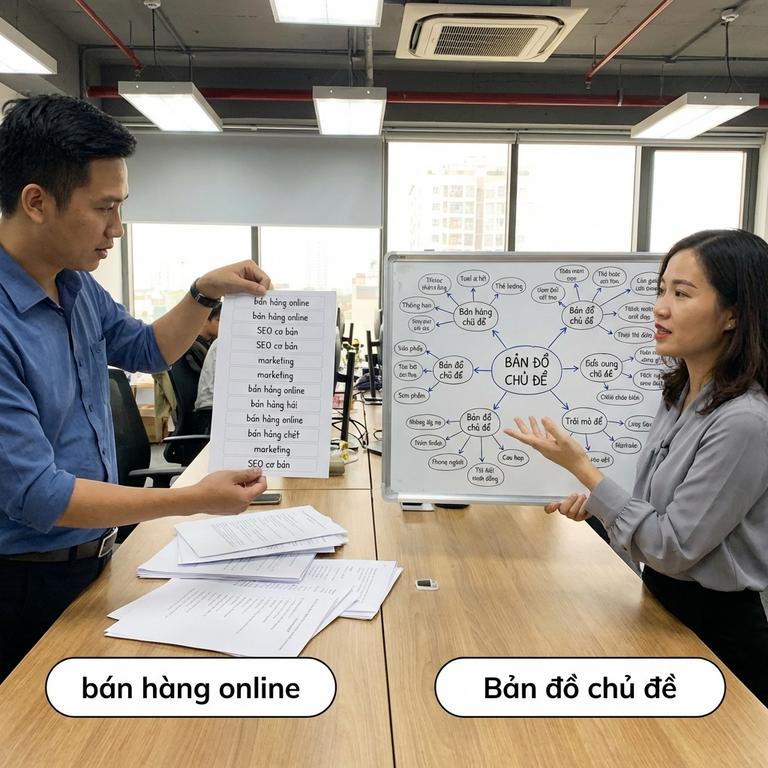Cách Phân Biệt Topical Maps Và Keyword Research Truyền Thống