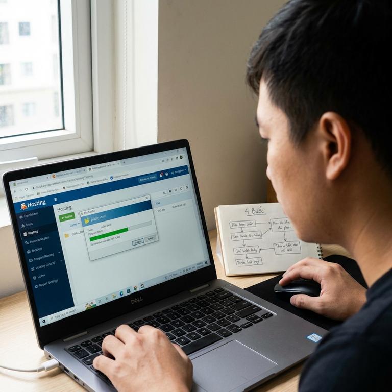 Cách Up Web WordPress Lên Host Qua 4 Bước Cơ Bản