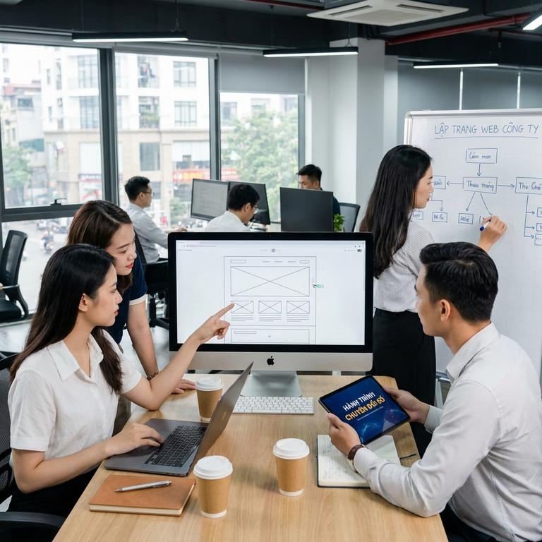 Hành Trình Chuyển Đổi Số Thông Qua Cách Lập Trang Web Công Ty