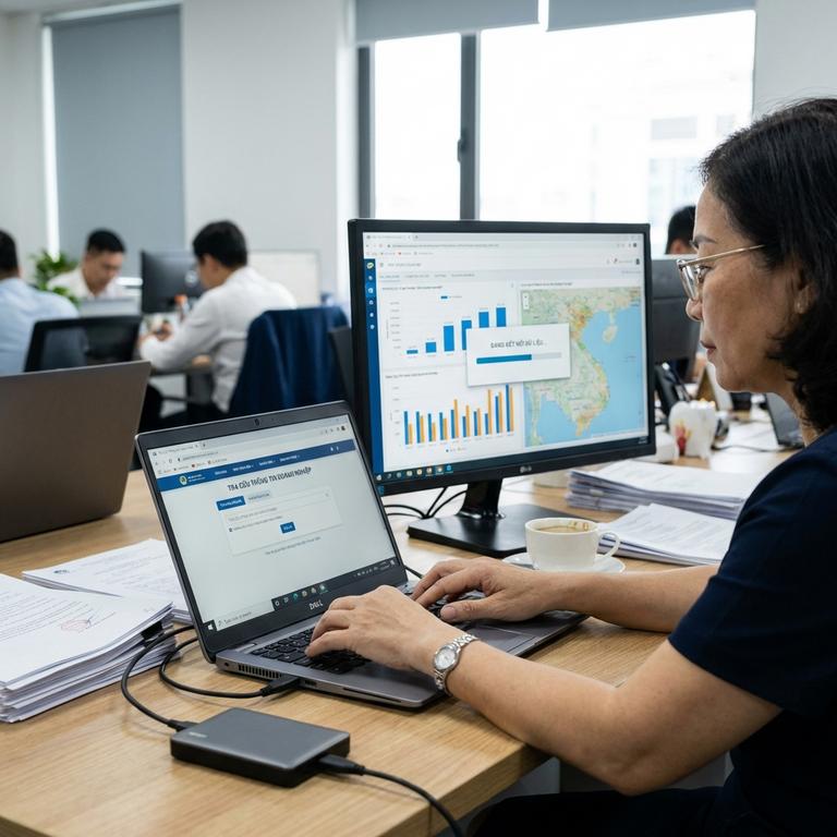Kết Nối Dữ Liệu Qua Website Tra Cứu Thông Tin Doanh Nghiệp