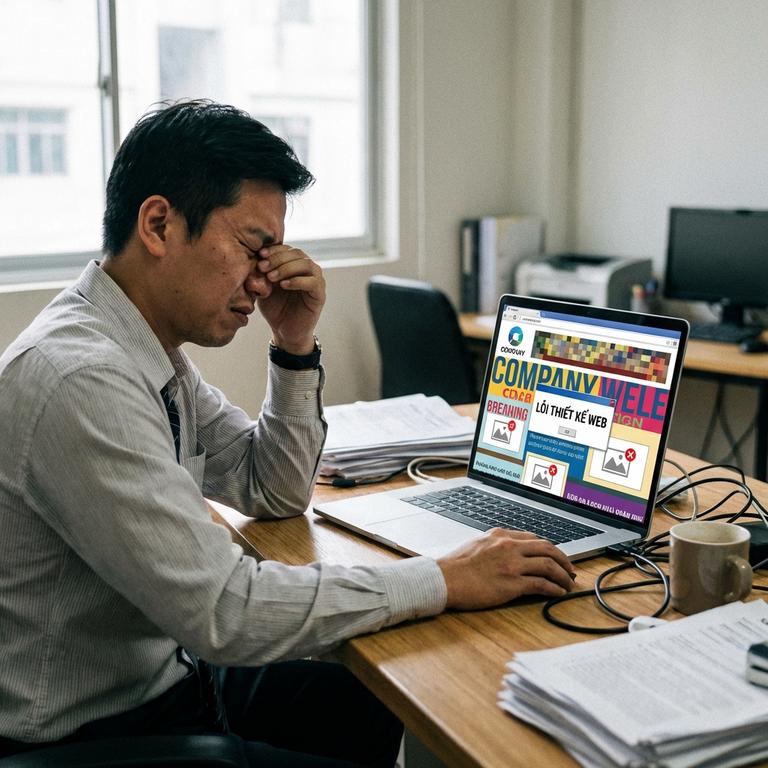 Những Sai Lầm Khi Lập Trang Web Cho Công Ty Cần Tránh