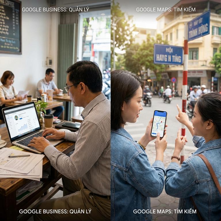 Phân Biệt Google Business Là Gì Với Nền Tảng Google Maps