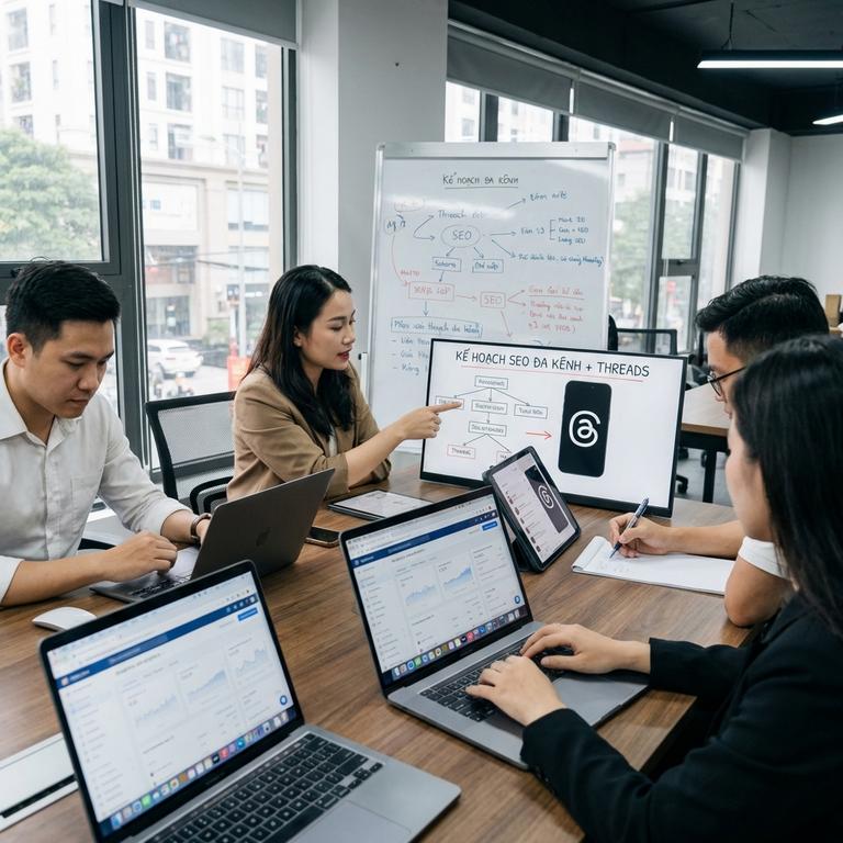 Quy Trình Lập Kế Hoạch SEO Đa Kênh Tích Hợp Threads