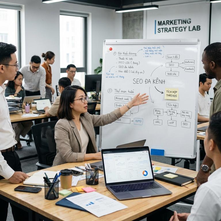 Quy Trình Lập Kế Hoạch SEO Đa Kênh Tích Hợp Threads