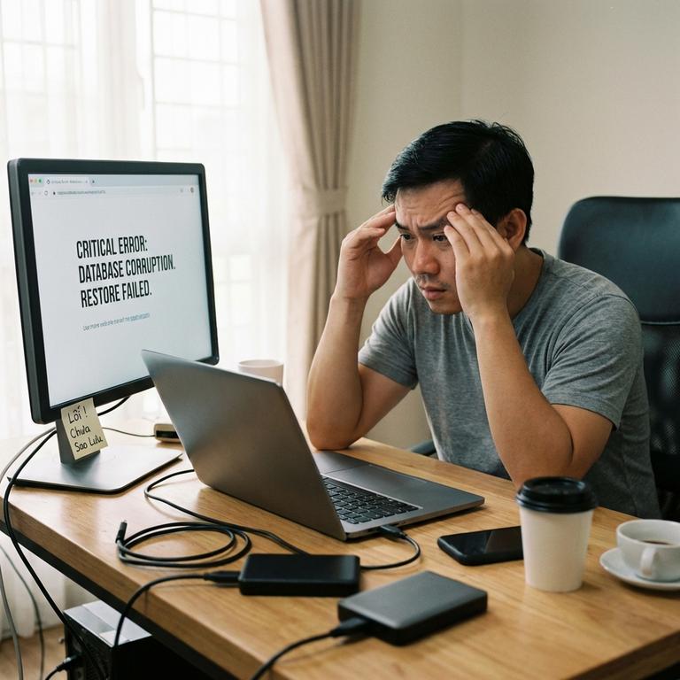 Rủi Ro Khi Chỉnh Sửa Web Trên WordPress Không Có Bản Sao Lưu