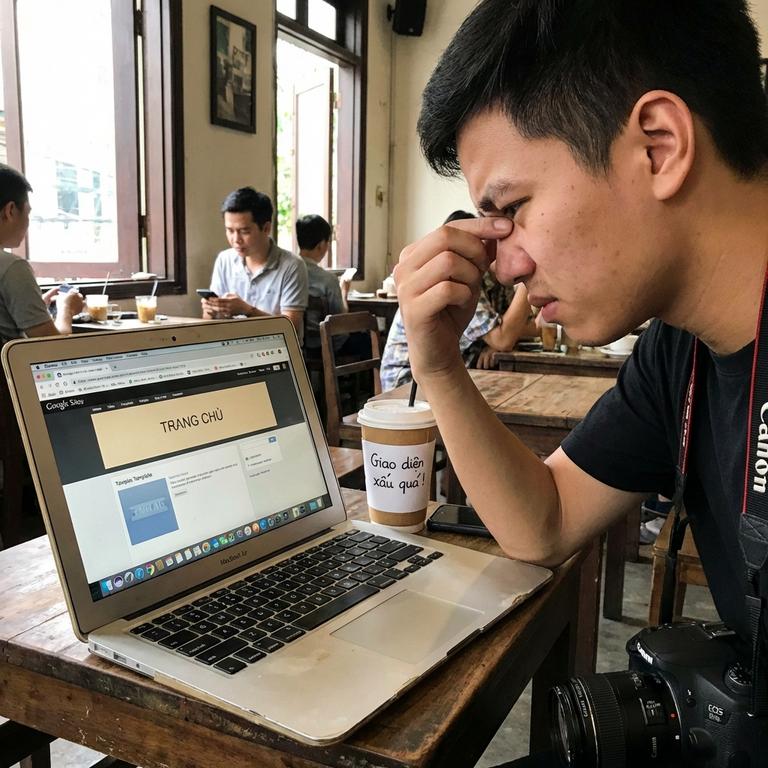 Sai Lầm Khi Làm Web Bằng Google Site Khiến Giao Diện Thiếu Thu Hút