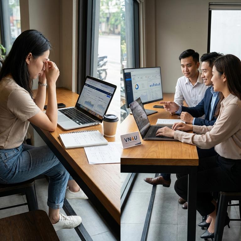 So Sánh Cách SEO Website Tự Thân Và Dịch Vụ VN4U