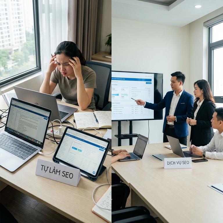So Sánh Tự Làm SEO Audit Sites Và Thuê SEO Audit Services