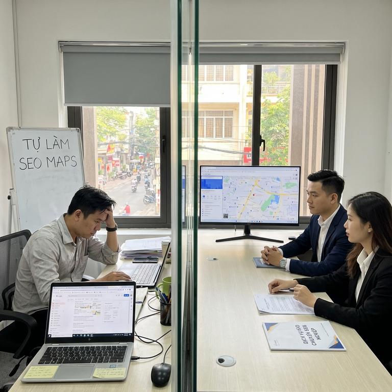 So Sánh Tự Triển Khai Với Thuê Dịch Vụ SEO Top Google Map