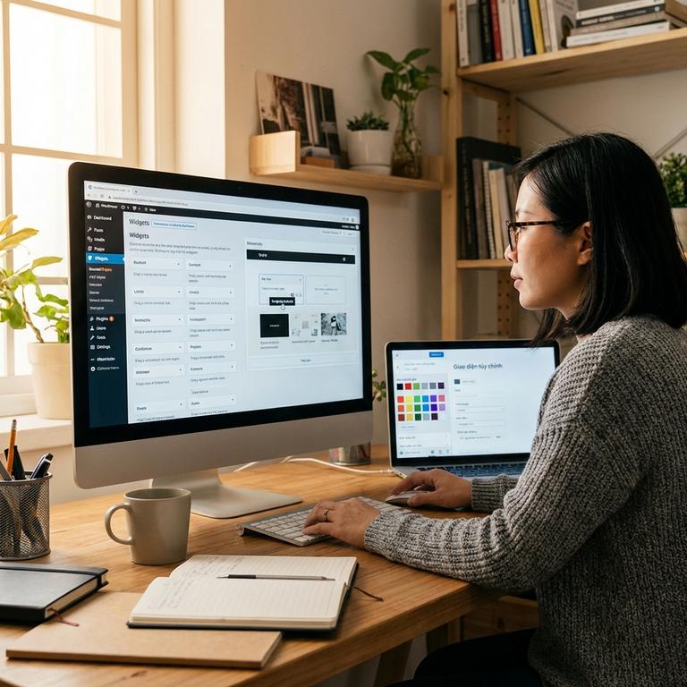 Thay Đổi Giao Diện Website WordPress Và Tùy Chỉnh Widget