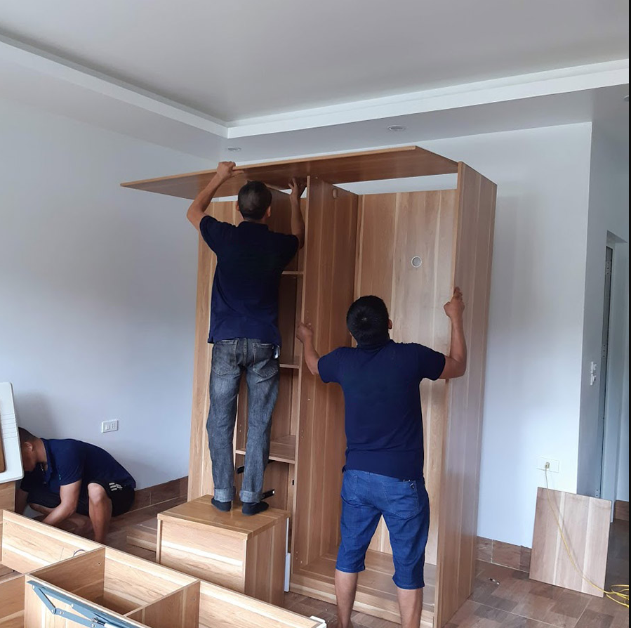 Quy trình làm việc của thợ sửa tủ quần áo chuyên nghiệp