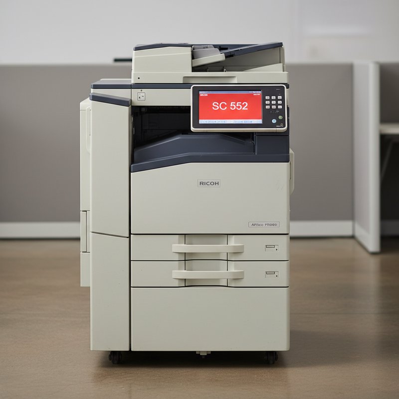Chẩn Đoán Lỗi SC 552 Máy Ricoh 7500